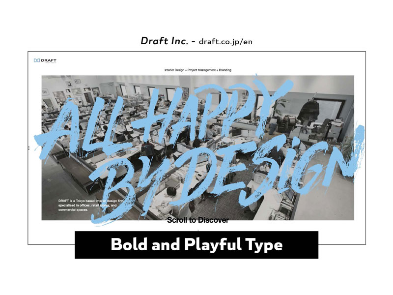 2016 Design Trends - Bold and PLayful Type