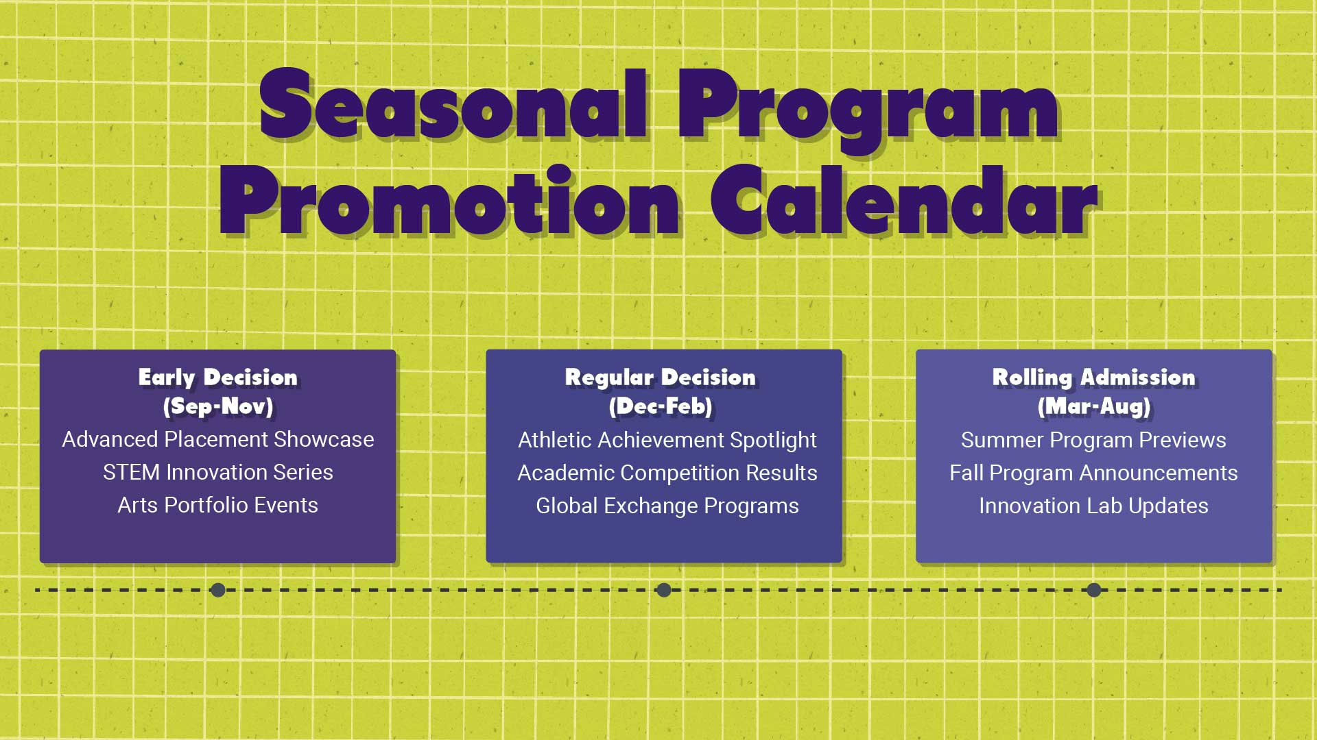 seasonal program promotion calendar