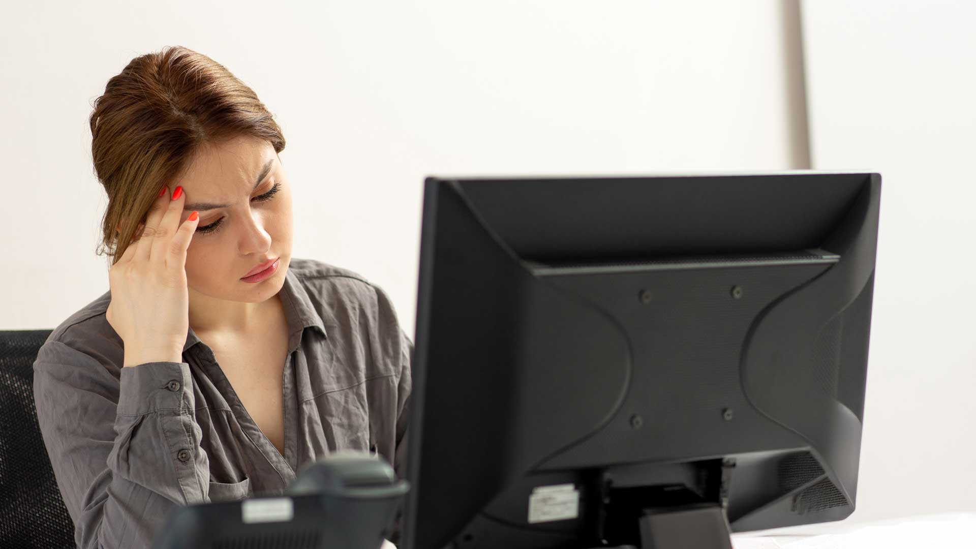 Home service business owner reviewing local search rankings