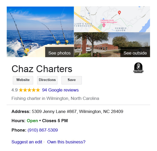 A well-optimized Google Business Profile