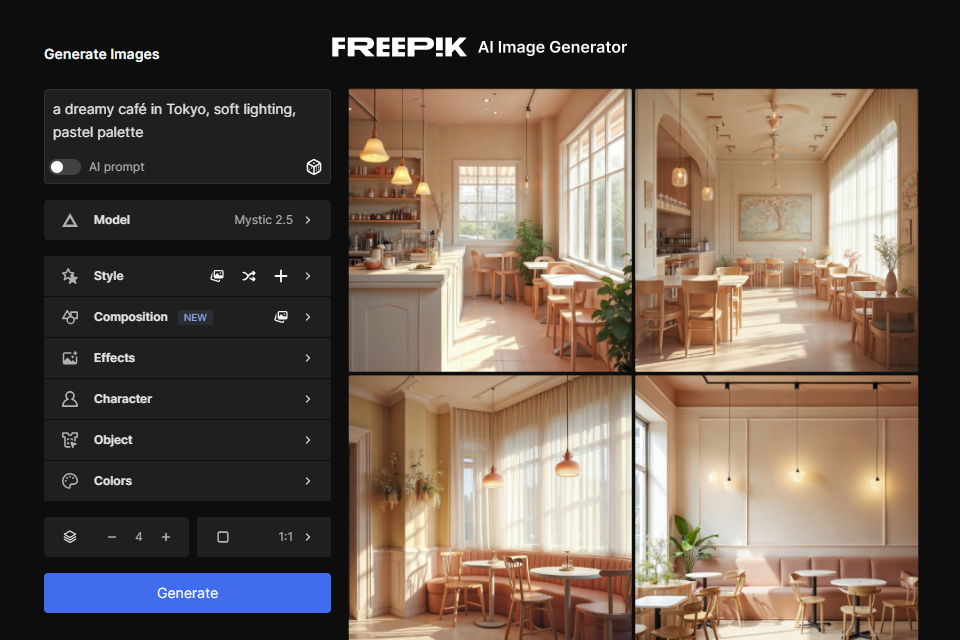 Freepik AI Image Generator