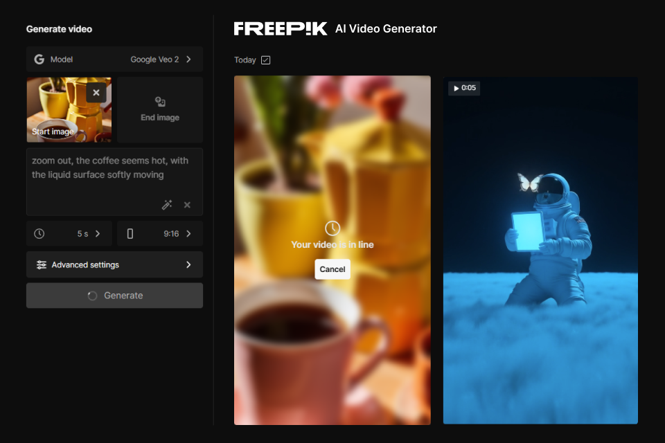 Freepik AI Video Models