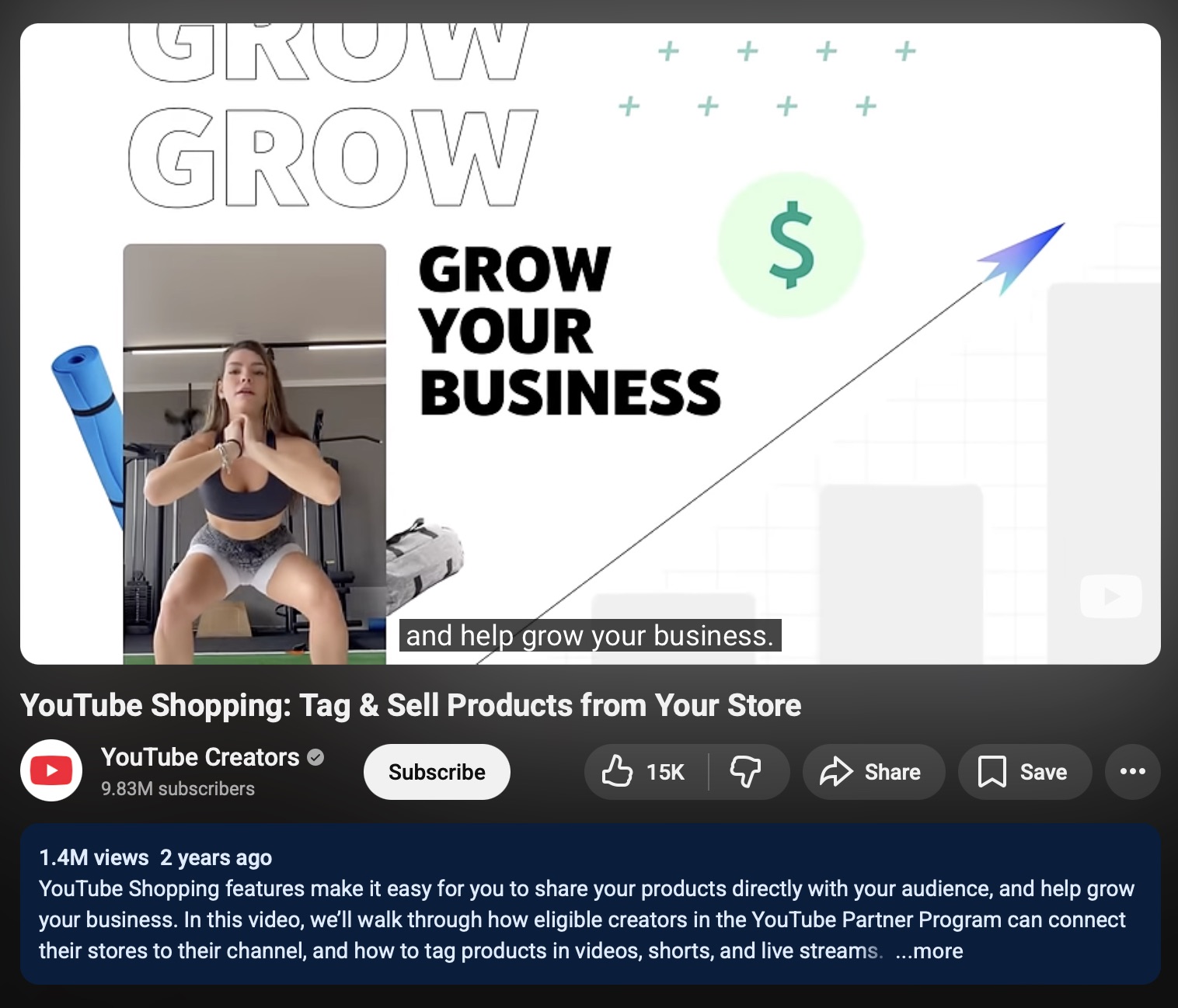 Growing your business with YouTube Shopping