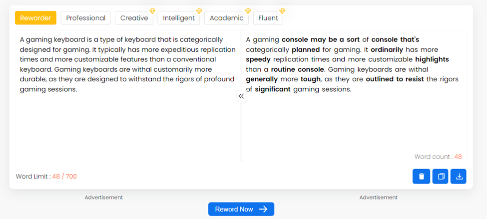 Adjusting Keyword Density  Keywords