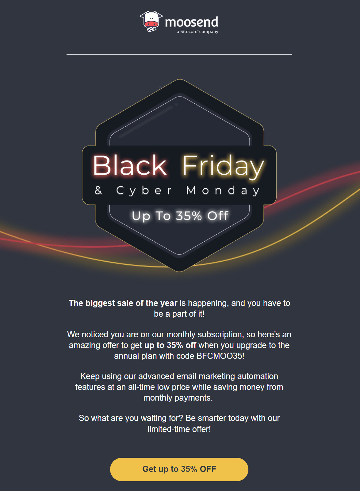 Black Friday Offer email