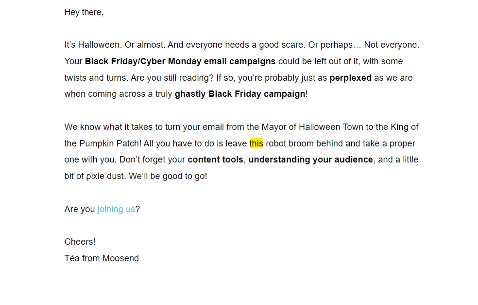 Plain Text Emails