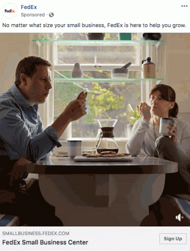 Social Ad On Facebook Video By  Fed Ex