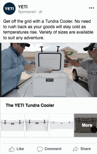 Social Ad On Facebook Video By  Yeti