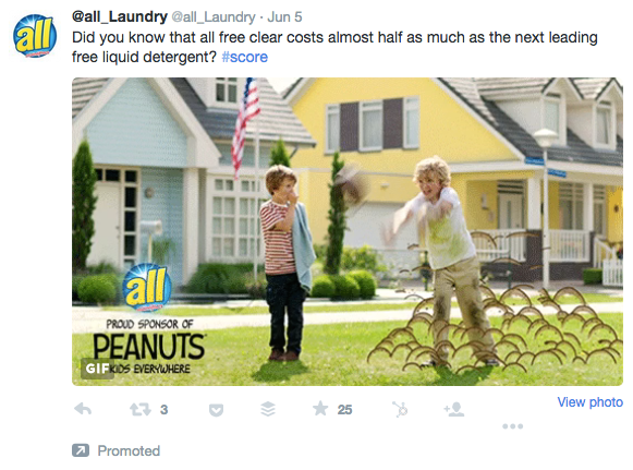 Social Ad On Twitter Promoted Tweet By All