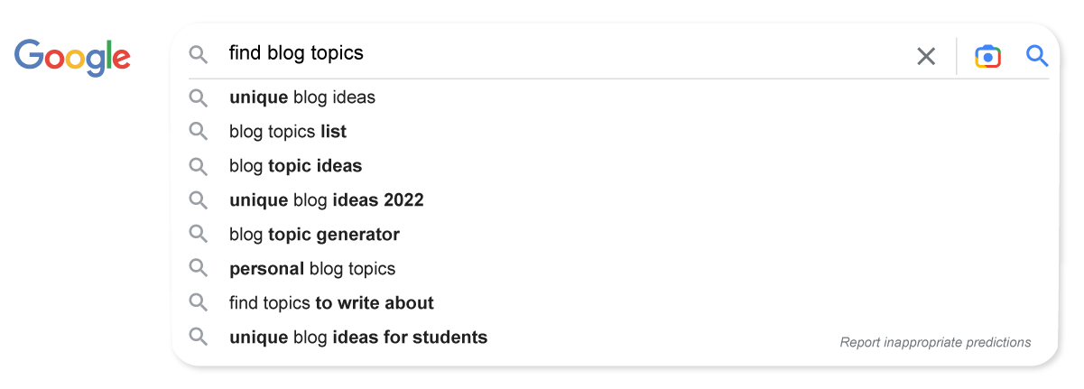 School Blog Keyword Research: A 6-Step Process image Google Suggest