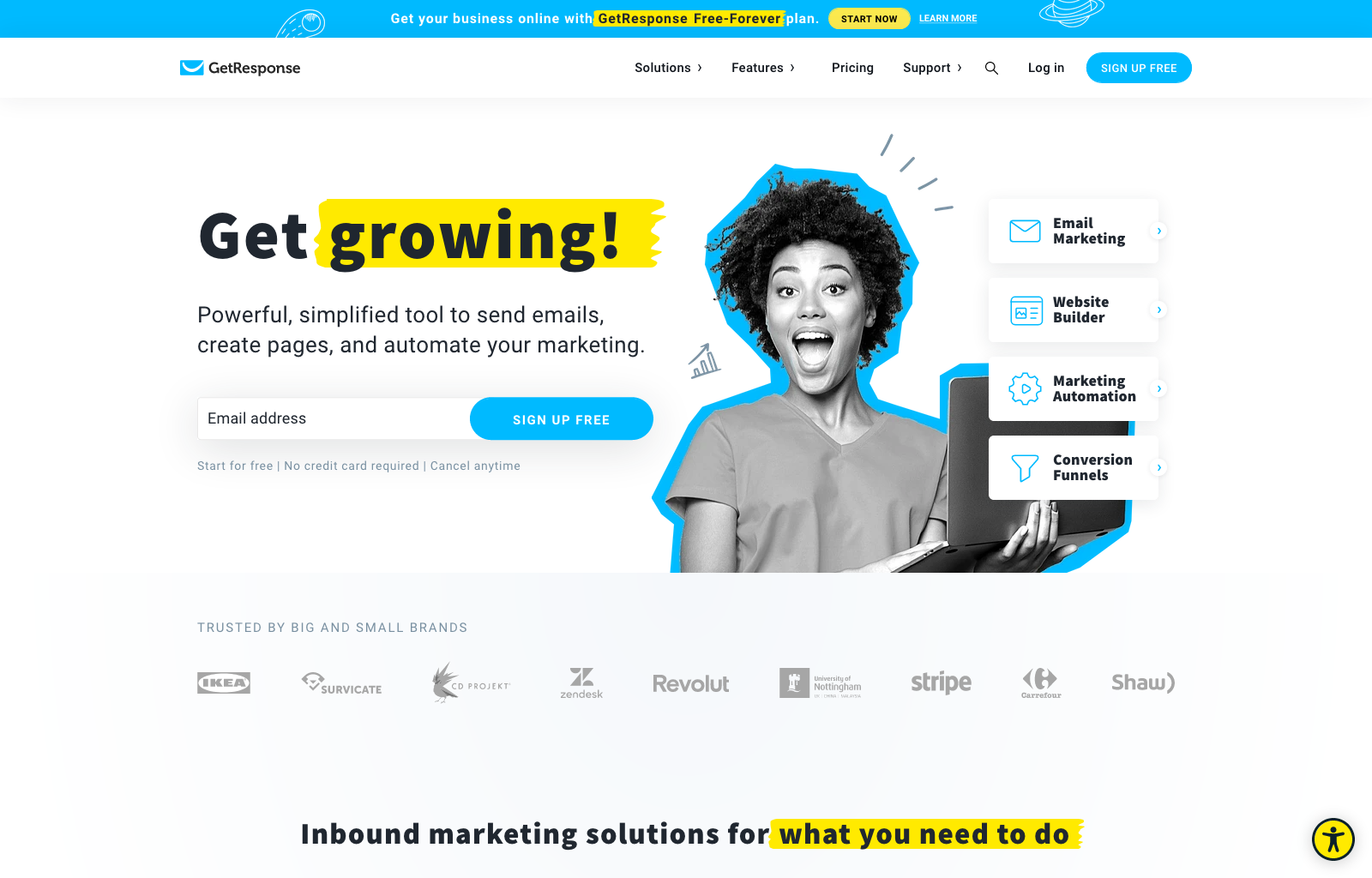 10 of the Best Email Marketing Services for Small Businesses image GetResponse