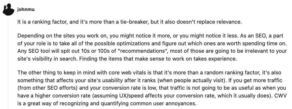 google john mueller reddit post