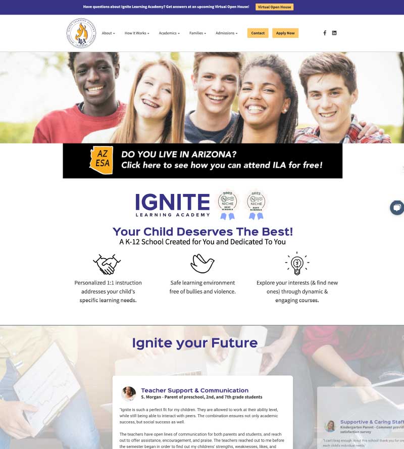 Ignite Learning Academy - Online K-12