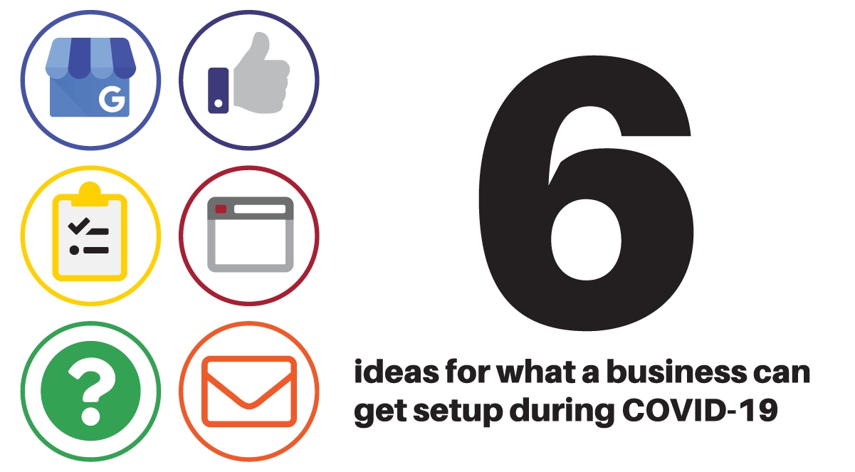 Six ideas for what a business can get set up during COVID-19