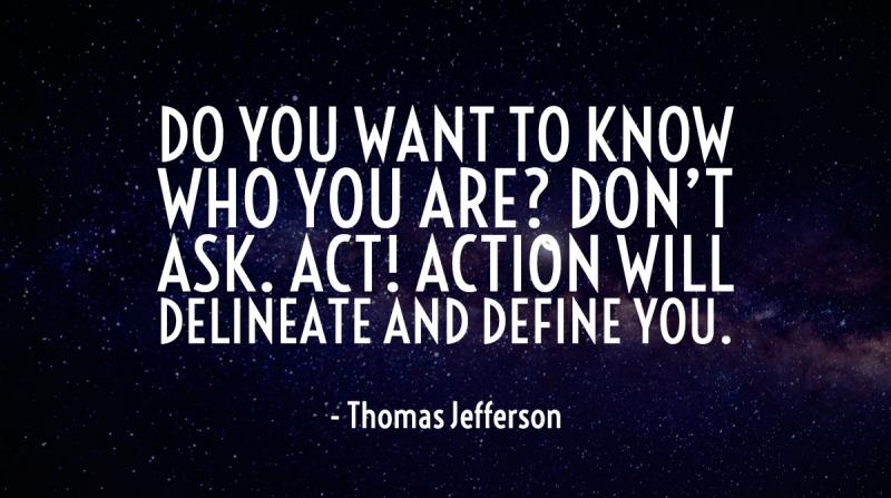 Do you want to know who you are? Don